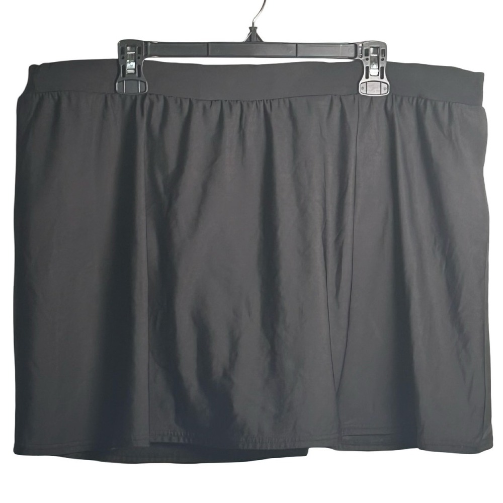 Miraclesuit Black Swim Skirt Women's Plus Size 22W Attached Brief Beach Vacation